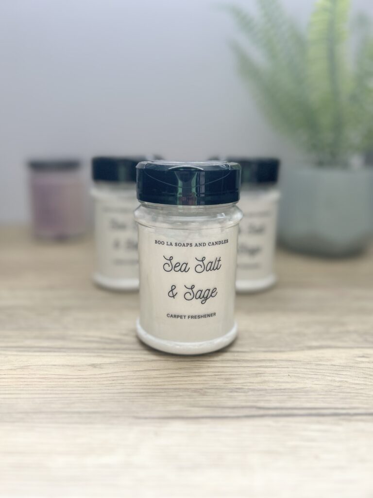 Scented Carpet Powder - Sea Salt & Sage