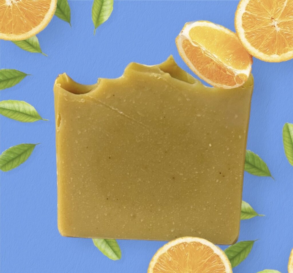 Orange natural Soap Bar