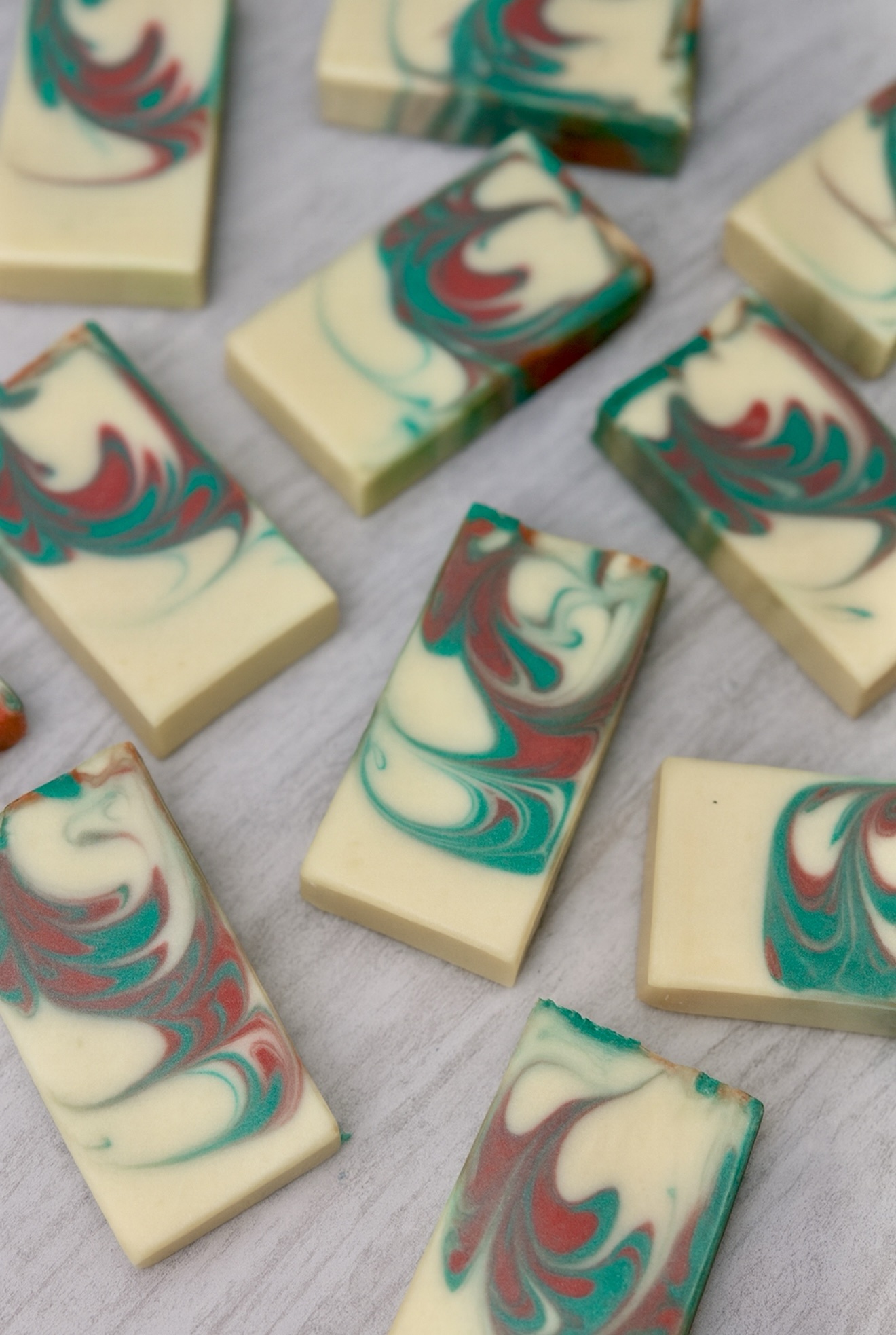 Strawberry Soap With Hemp and Rhubarb 1 Strawberry Soap With Hemp and Rhubarb