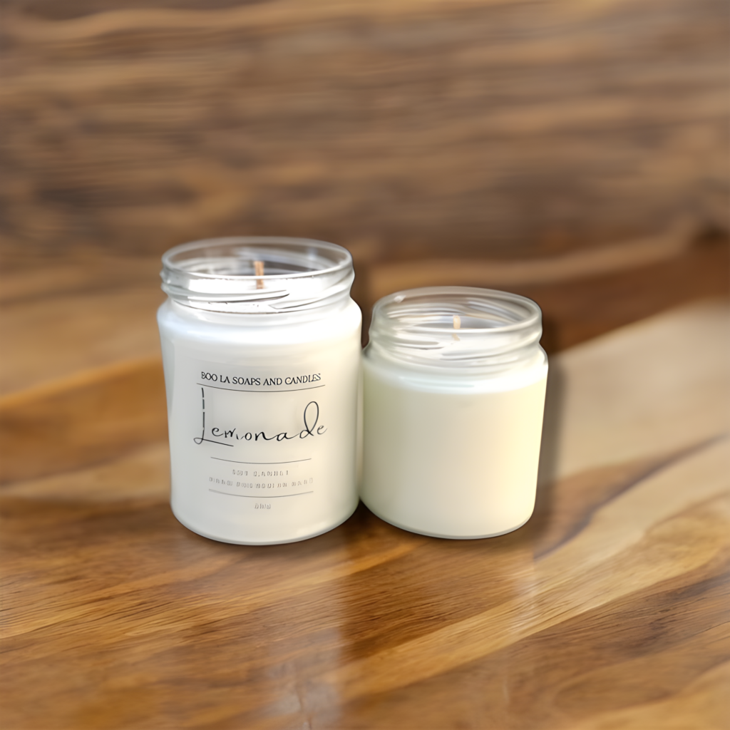lemonade soy candle