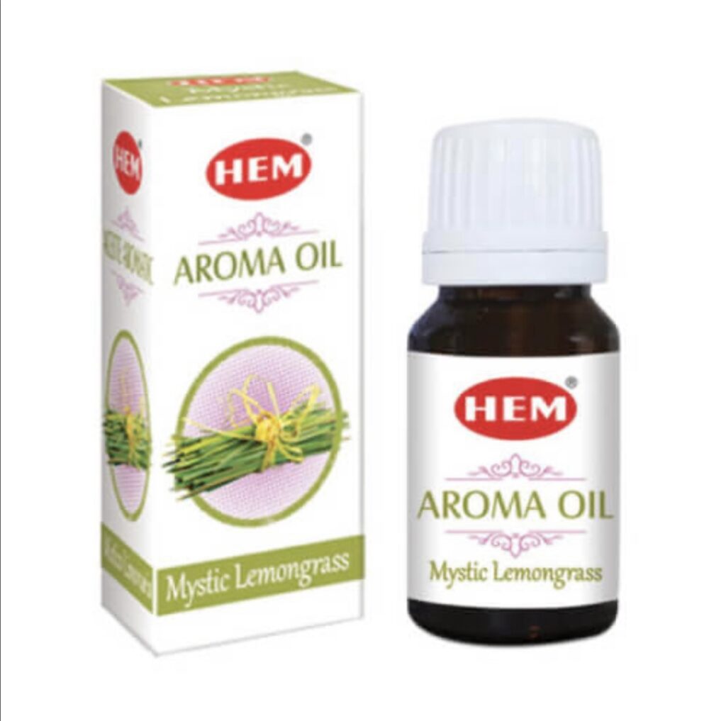 hem aroma oil mystic lemongrass