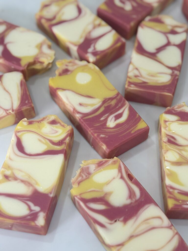 lotus pomelo bliss soap bar