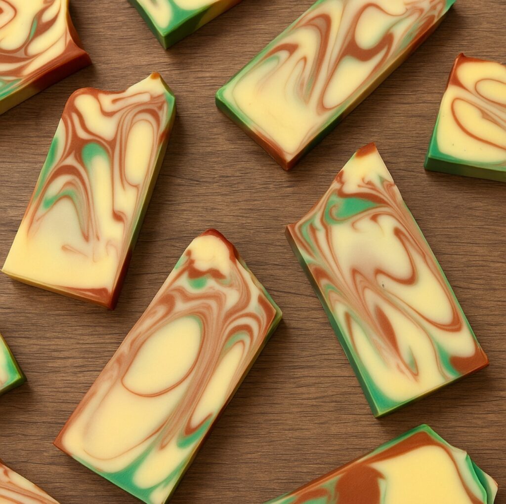coconut lime soap bar