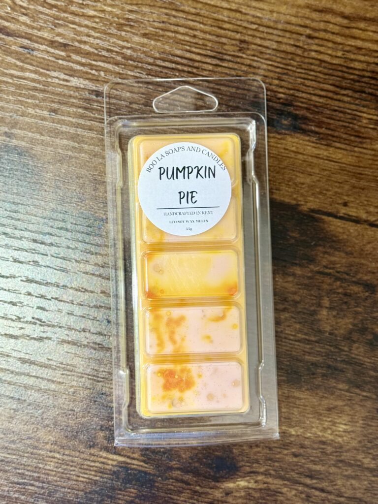 pumpkin pie soy wax melt