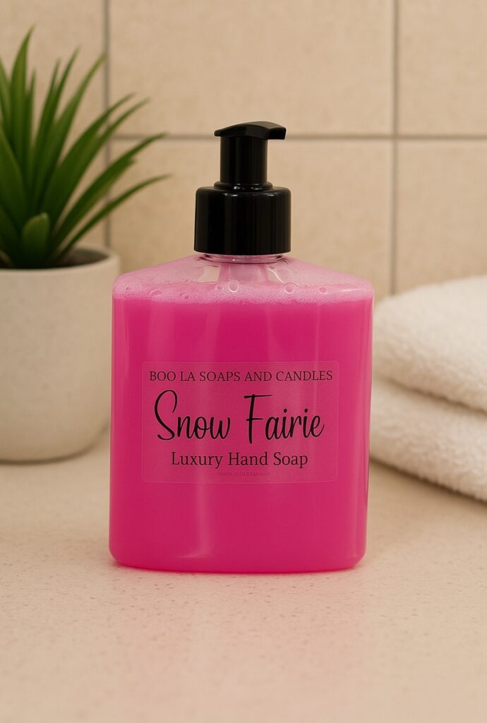 snow fairie luxury hand soap