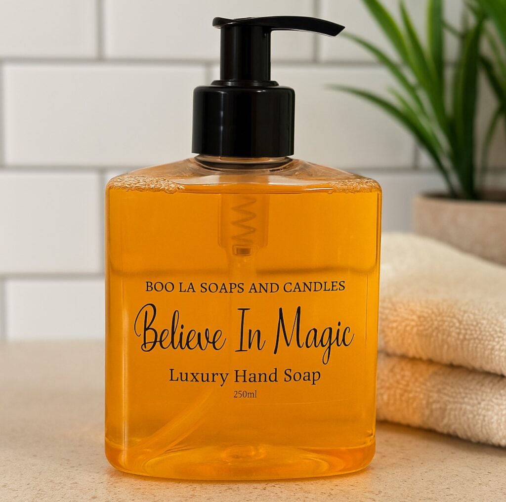 believe in magic luxury hand soap sponge