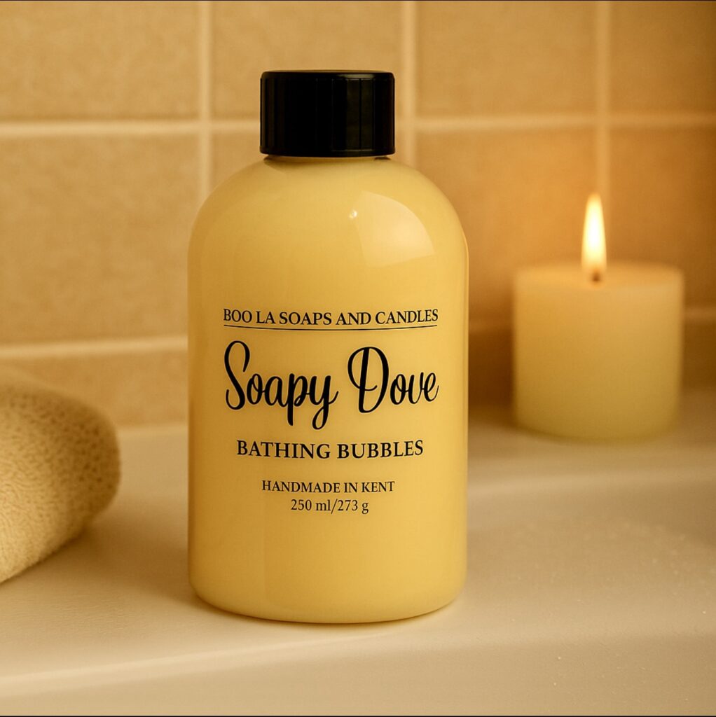 soapy dove bathing bubbles