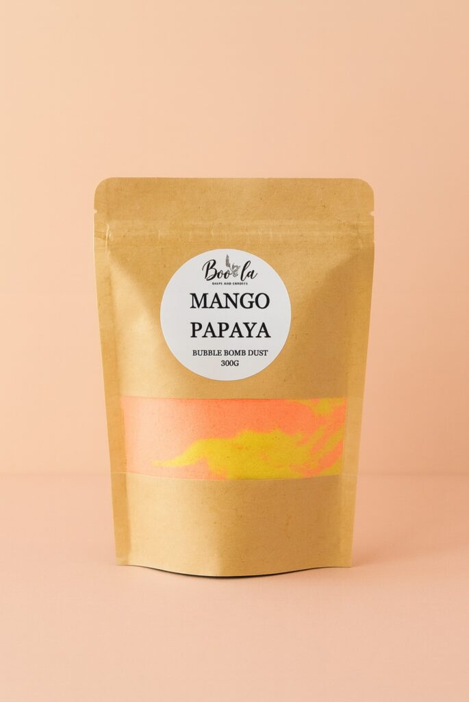 mango papaya bubble bomb dust
