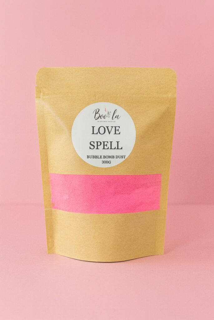 love spell bubble bomb dust