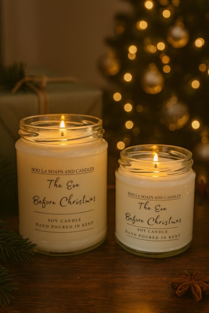 the eve before christmas soy candle