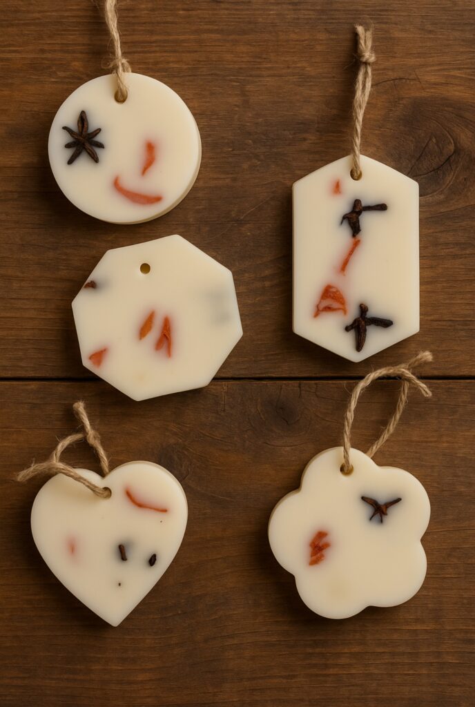 Crackling Log Fire Scented Christmas Tree Decorations