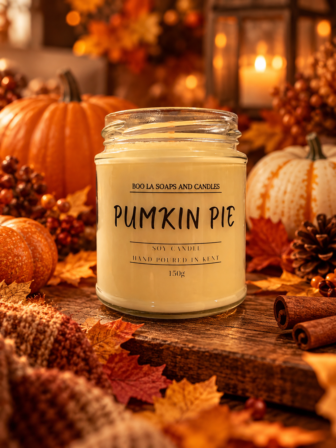 Pumpkin Pie Soy Candle 1 Pumpkin Pie Soy Candle